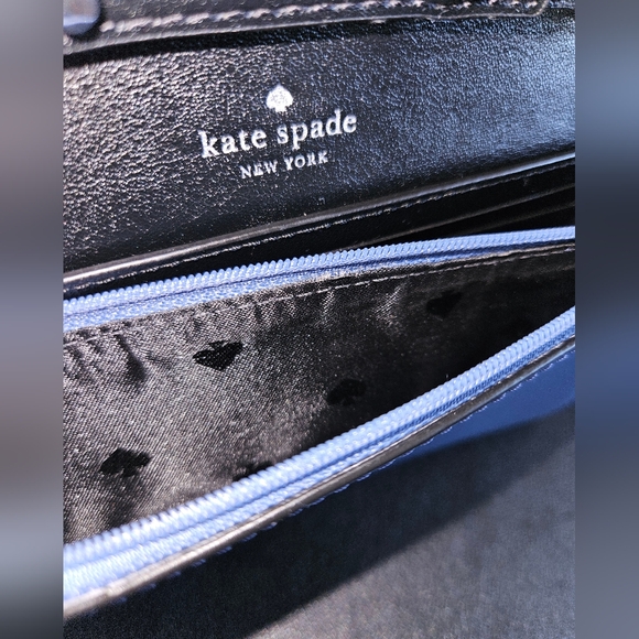 NWOT Kate Spade Magnolia Street Addison Blue Scallop Convertible Crossbody Bag - Picture 2 of 10